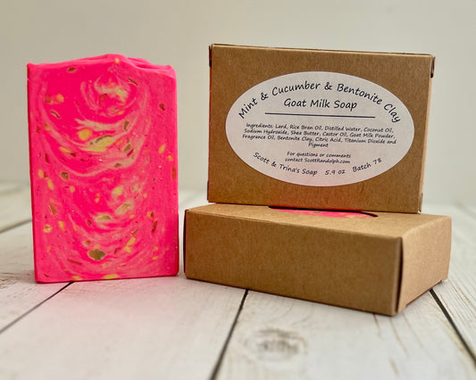 Spearmint and Cucumber & Bentonite Clay